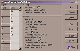 Screen shot of Heyn's Method 2.02