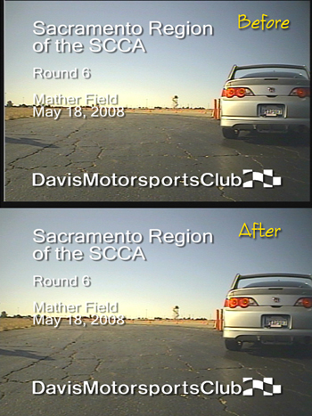 Bullet cam video frames