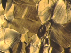 Brass, polished and etched