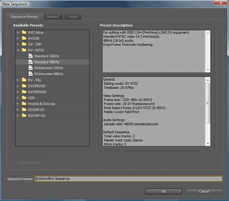 New Premiere Project