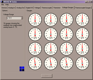 ksDaq Multiple Analog Input Sheet