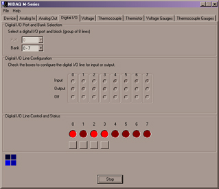 ksDaq Digital I/O Sheet